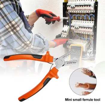 

Mini Electrical Pliers Multi-function Tubular Terminal Crimping Stripping Tool Wire Stripper Crimper Terminal Hand Tool
