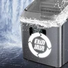 25kg Ice Maker HZB-20G-C/HZB-20F Commercial Milk Tea Shop Small Home Bar Ice Cube Making Machine Quick Ice Maker 220v 3