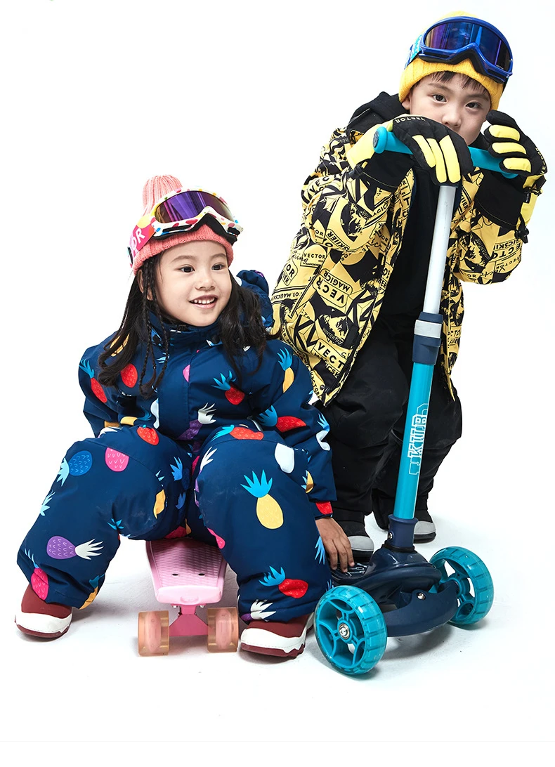 Детская зимняя одежда; детский лыжный костюм для мальчиков; Лыжная куртка; брюки; костюм для сноуборда; куртка для сноуборда; брюки; водонепроницаемый лыжный костюм