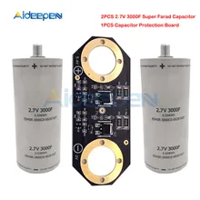 2 шт./компл. 2,7 V 3000F сверх яркий конденсатор 136*60 мм высокотоковый Ultracapacitor с защитной платой для принадлежности для автомобиля