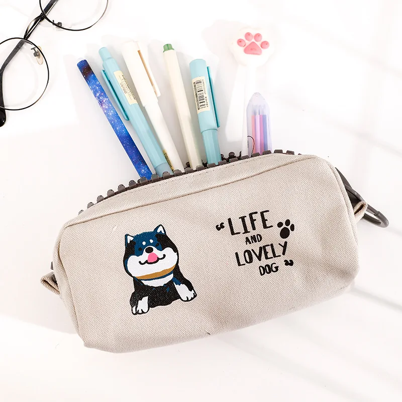 1 PCS Cute Cartoon Plush School Pencil Case Kawaii Large Size Kids Pencil  Box Animals Stationery Office Supplies - Price history & Review, AliExpress Seller - Seasonstorm Store