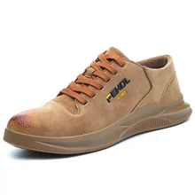 Мужская обувь для защиты труда; противоскользящая защитная обувь; дышащая спортивная Рабочая обувь; Водонепроницаемая Нескользящая Рабочая обувь