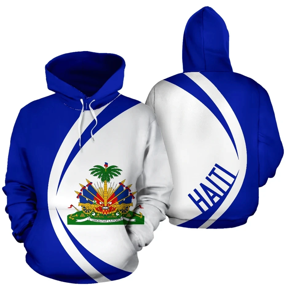 

Tessffel Country Emblem Flag Caribbean Sea Haiti Island Retro Pullover Men/Women Tracksuit Jacket 3Dprint Streetwear Hoodies A12