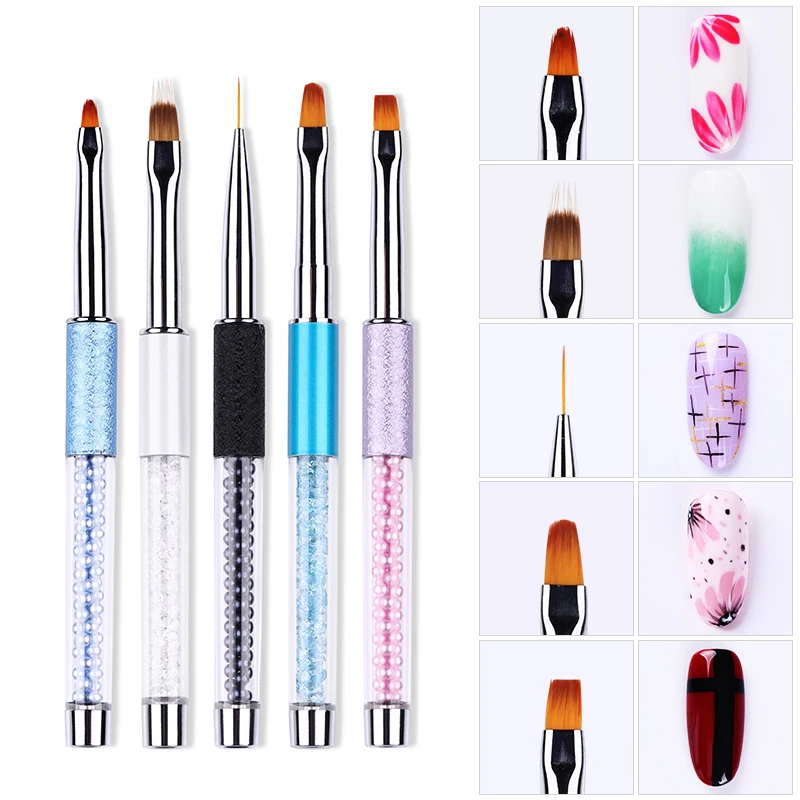 Профессиональная Кисть для УФ геля 1 шт. ручка акрилового маникюра рисования
