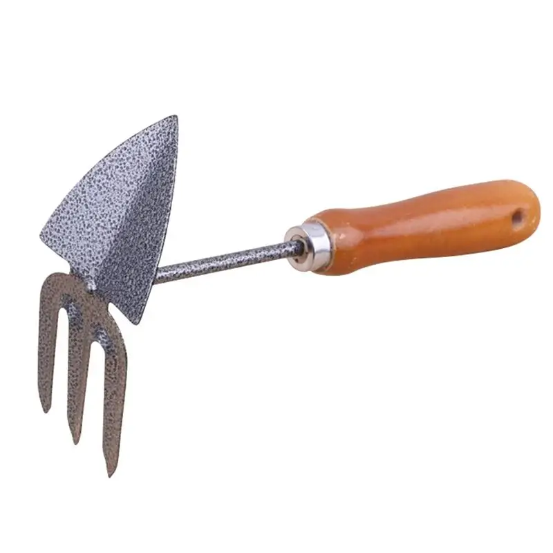 2pcs Gardening Pointed Shovel Mini Steel Durable Garden Small Planting Spade Tool (Pointed Hoe And Harrow) |