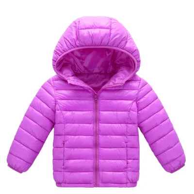 От 2 до 11 лет, ультра-светильник, хлопковая куртка-пуховик для мальчиков и девочек, парки на 90% белом утином пуху зимнее теплое пальто для мальчиков и девочек - Цвет: 2
