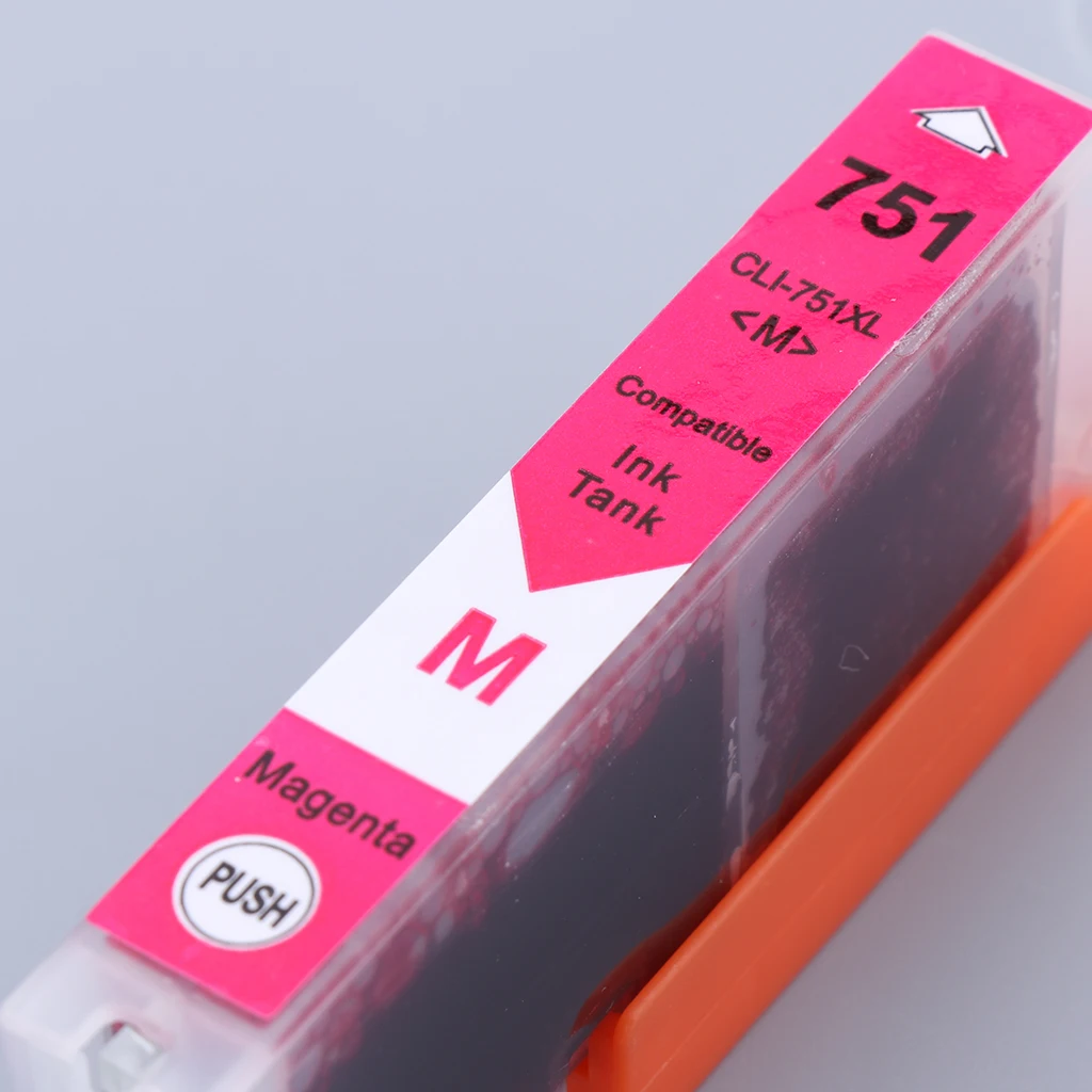 PGI 750/CLI 751 One Case Ink Cartridges Compatible for Canon MG7170 MX727 Printer with Chip