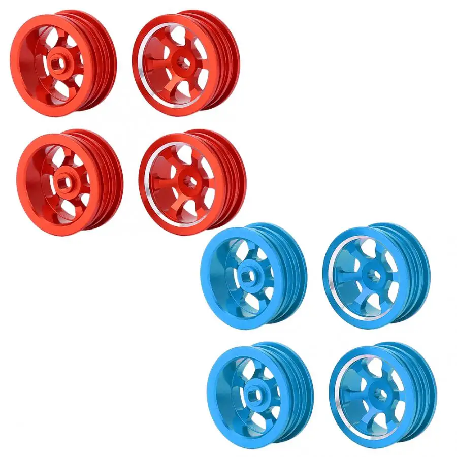 4pcs RC Car Pull Metal Wheel Hub Upgrade Parts Fit for WLtoys 1/28 K969 K989 P929 Remote Control Toy Accessory | Игрушки и хобби