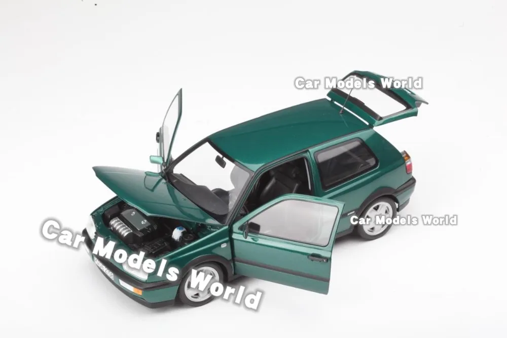 Литая модель автомобиля для Norev Golf VR6 1996 1:18(зеленый)+ маленький подарок