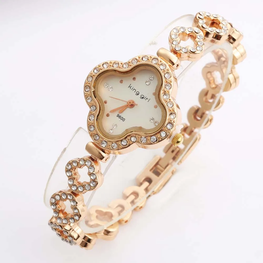 

Fashion Quartz Wristwatches Women's Watches Luxury Rose Gold Crystal Watches Women Bracelet Watches relogio feminino reloj mujer