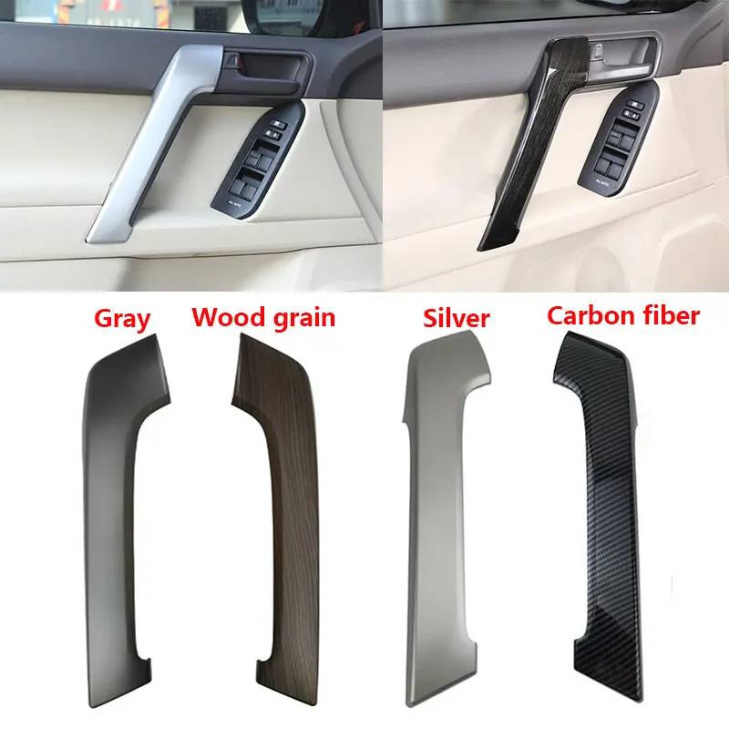 

1PC For Toyota Land Cruiser Prado 150 LC150 FJ150 2010-2017 Car Interior Front Rear Door Handle Trim Decoration Cover Cap Lid