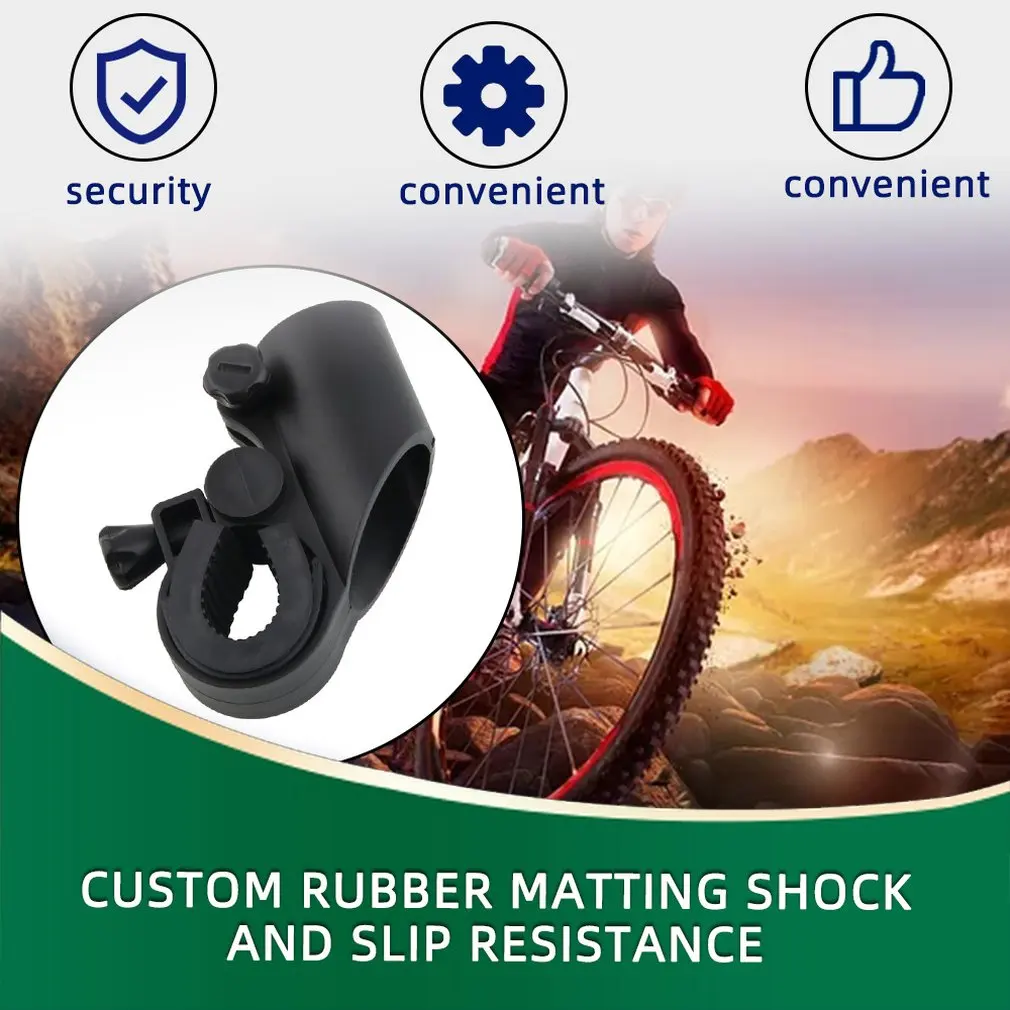 2017 Useful Cycling Grip Mount Bike Clamp Clip Bicycle Flashlight LED Torch Light Holder