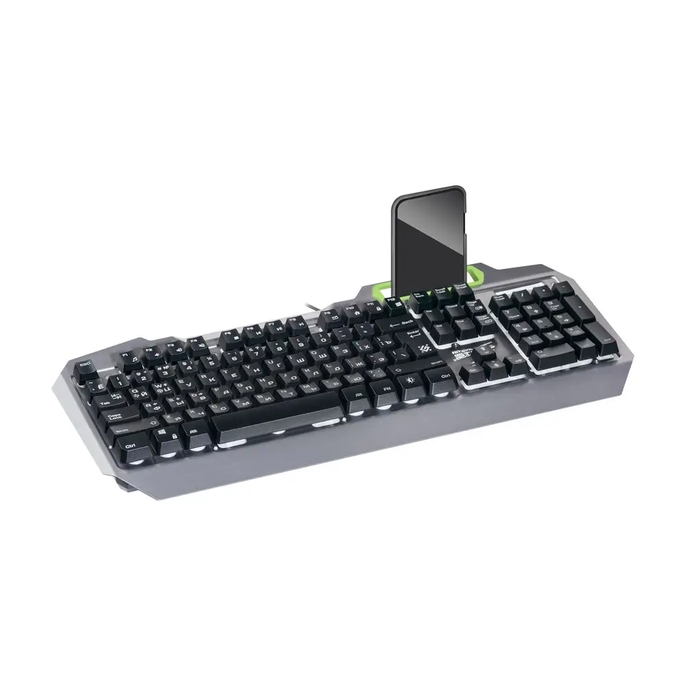 Клавиатура Defender Stainless steel GK-150DL RU,RGB подсветка, 9 режимов
