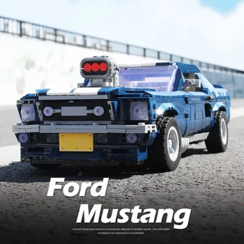 

Forded Mustanged Creator Technic Set Building Blocks Cars Bricks Toys Birthday Gifts for Kids Children Racing Car