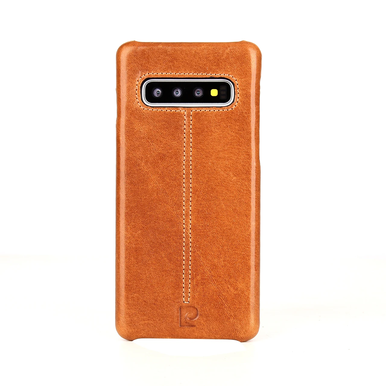 Для samsung Galaxy S10 Tpu+ натуральная кожа прошитая кожаная задняя крышка ультра тонкий подходит против царапин противоударный защитный чехол