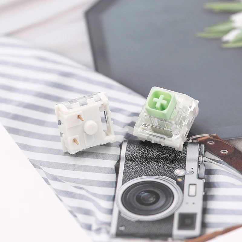 Teclado Pro Kailh Box Azul Marinho Real Jade Cristal Rosa Interruptores de Pinos Ip56 Impermeável Compatível com Cherry mx - Imagem 4