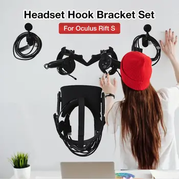 

Headset Hook Bracket Set Wall Mount Accessories for Oculus Rift S