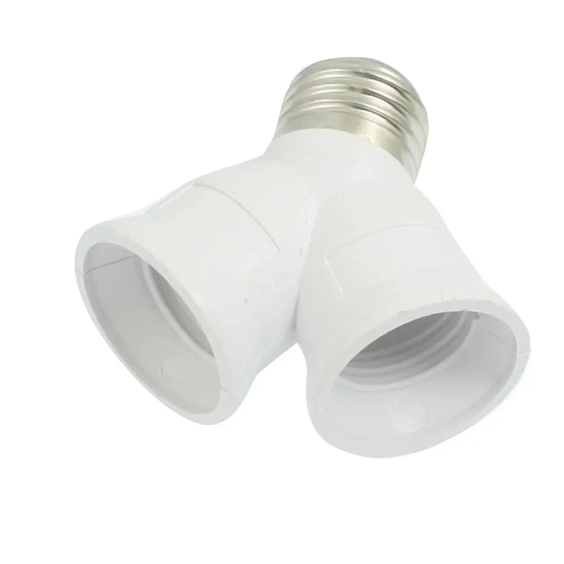 Lâmpada de Luz Terno para Toda a Tensão E27 para E27 Soquete Forma 2 Divisor Conversor Lâmpada Adaptador 1 Pçs y 2 Cheap Conversores de suporte da lâmpada