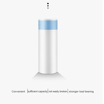 

5roll/pack Travel With Handles Drawstring Trash Bag Office Garbage Pouch Multifunction Strong Home Kitchen Waste Toilet Bathroom