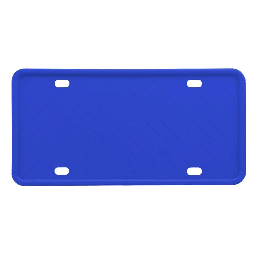 royal blue Флуоресцентная рамка для номерного знака, Североамериканская рамка для номерного знака, автомобильная рамка для номерного знака, стандарт США, силикон - Цвет: royal blue