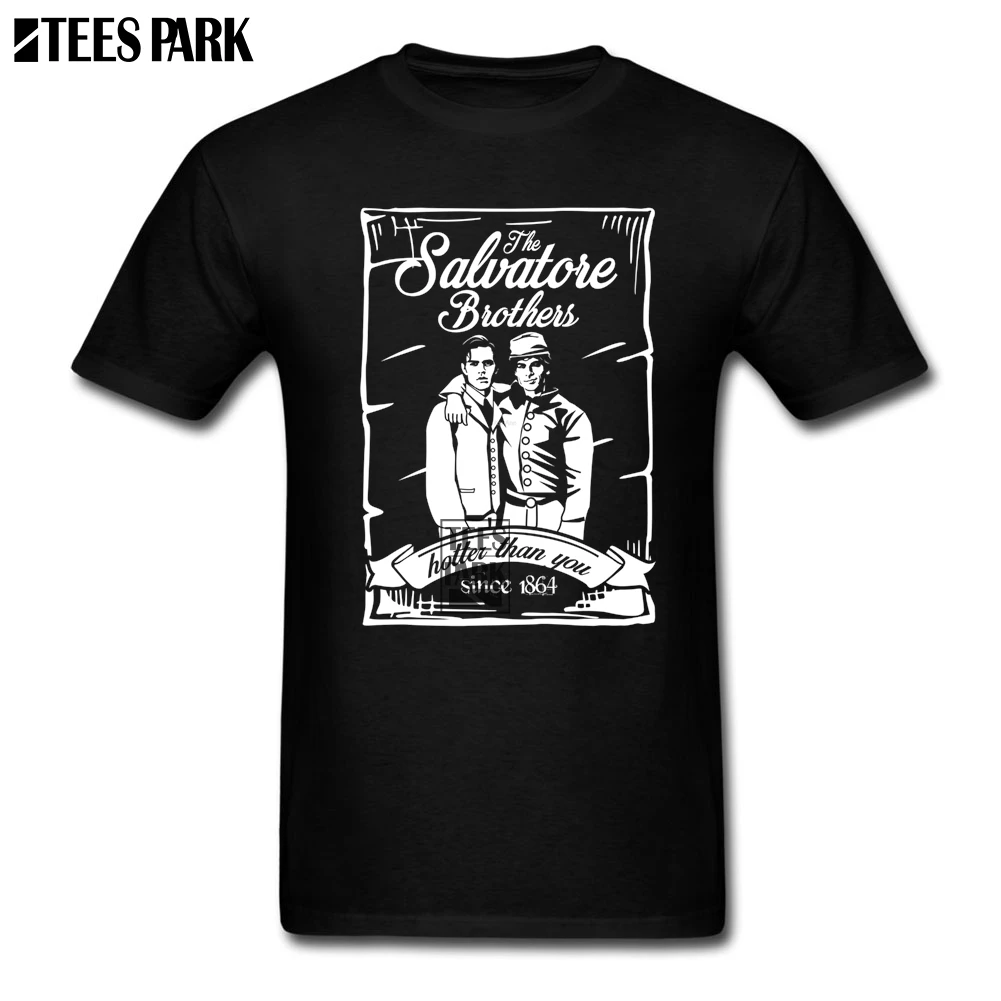 T Shirt Sale The Vampire Diaries TV Show Plain Shirts Tee homme Leisure Men Cool Stylish | Мужская одежда