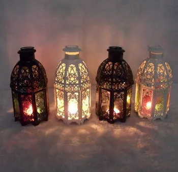 

Retro Decoration Kerosene Lamp Creative Gifts Decoration European Style Iron Storm Lantern Craftwork Candlestick Small Lantern P