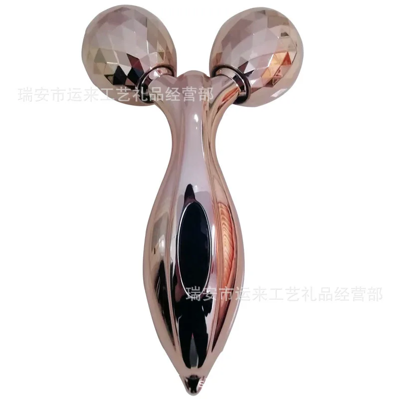 

Hot Selling 3D Manual Roller Thin Face Apparatus Thin Face Useful Product 2-round Shaping Firming Lifting And Firming Plastic Mu