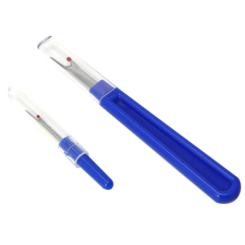 

2PCS Seam Ripper Thread Unpicker Stitch Sewing Tool Craft Plastic Handle Blue Drop Ship Support
