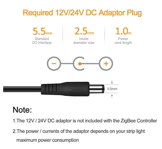 RGB+ CCT Zigbee умный светодиодный пульт управления плюс работает с Echo plus zigbee 3,0 шлюз или дистанционное управление приложение управление телефоном