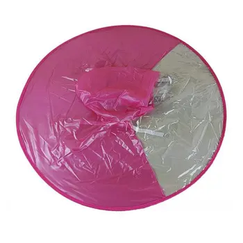 

Unisex Outdoor Fishing Golf Child Adult Cover Hands Free Headwear Umbrella Foldable UFO Raincoat Cap Transparent Umbrellas