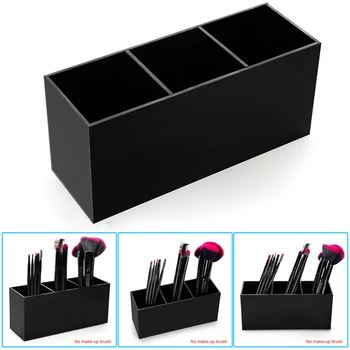 

Cosmetics Acrylic Makeup Tools Brush Holder Organizer Storage Box Case _WK