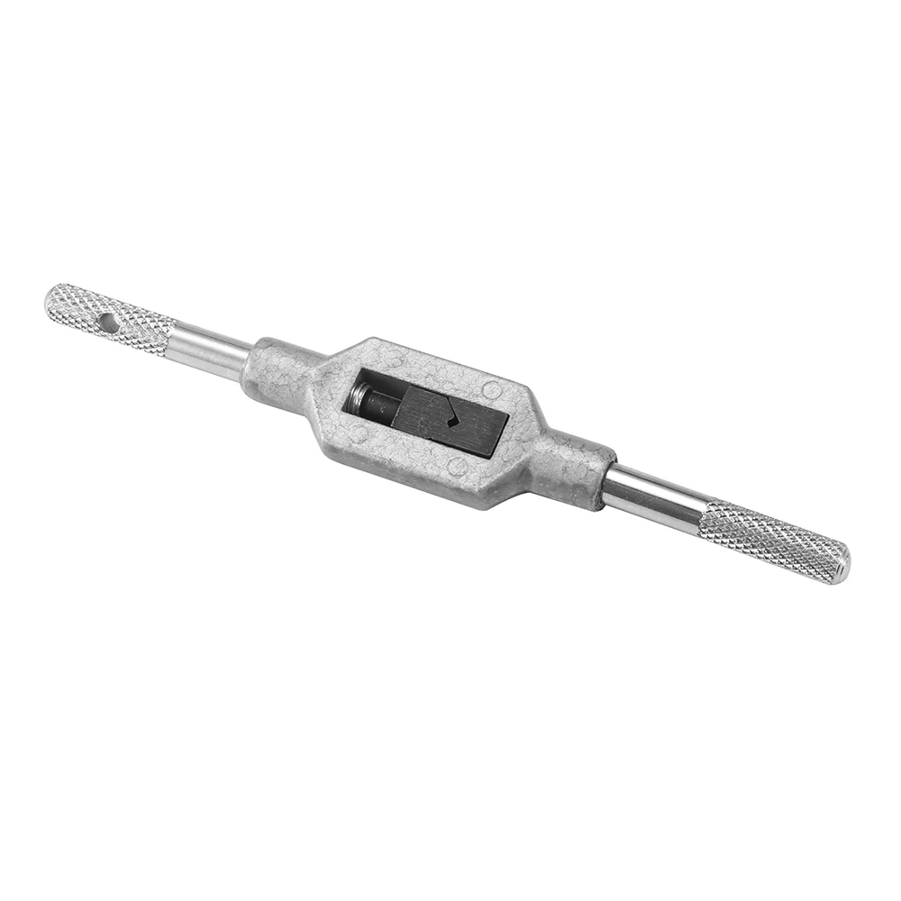 Hand Tap & Die High-Speed Steel Tap M1-8 Thread Metric Handle Tapping Reamer Tool Hinge Straight Wrench Tap Wrench Tapping Tools