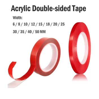 

3 meter Waterproof Double Sided Adhesive Tape Clear Transparent Acrylic Two Faced Foam Multi Double-sided Thick Adhesive Tape