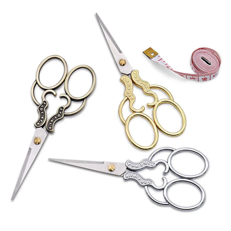 Embroidery Scissors Small Sewing Scissor Vintage Sharp Pointed Tip for  Craft Art Work Handmade Tool Thread Fabric Detail Cutting - AliExpress