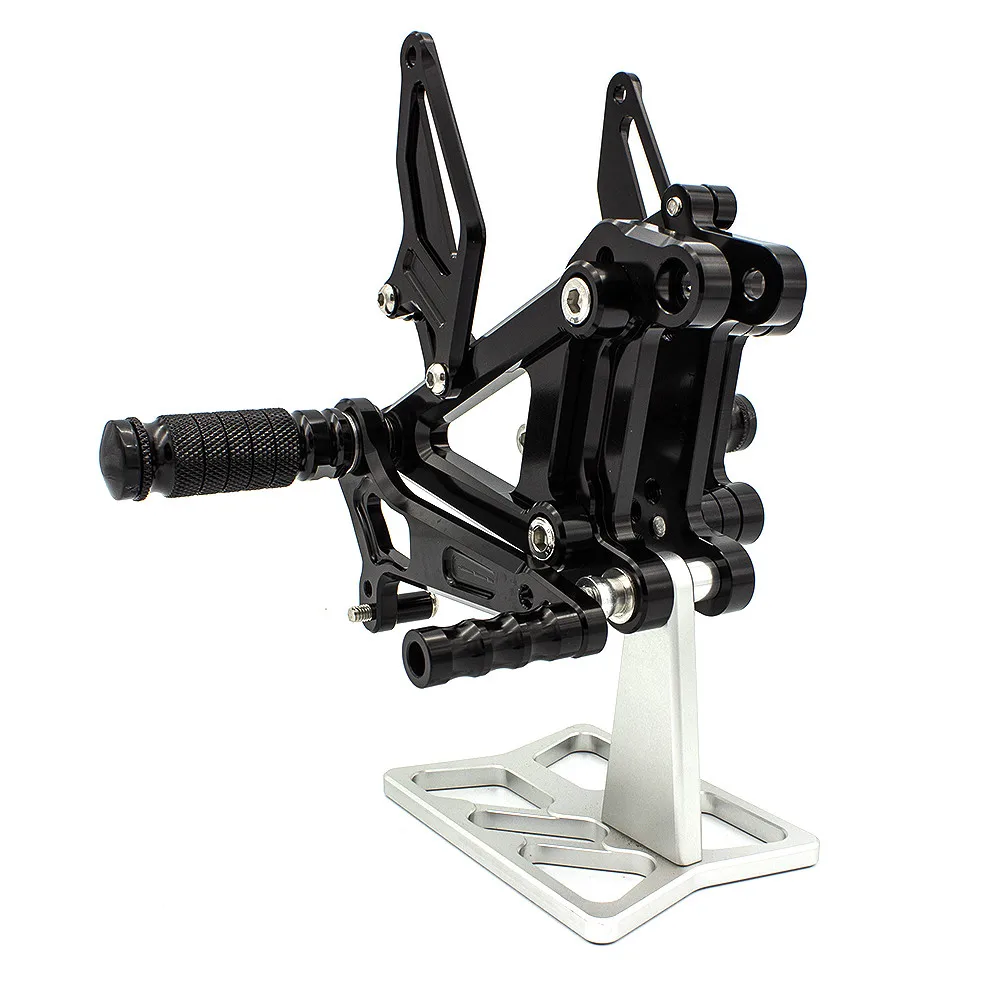 CNC алюминиевый мотоцикл Rearset мотоцикл подножка задние наборы регулируемые ножные колышки для MV Agusta F3 675 EAS Brutale 2012