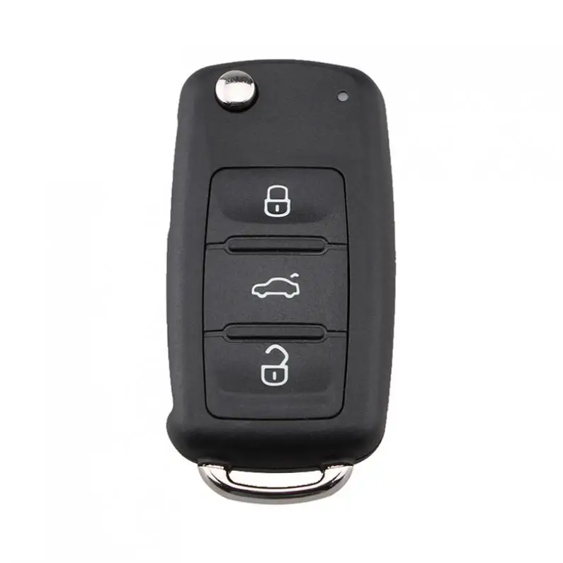 

434MHz 3 Buttons Uncut Remote Key Fob with ID48 Chip fit for VolksWagen Beetle/Caddy/Tiguan/Touran /Golf /Jetta / Polo / Scirocc