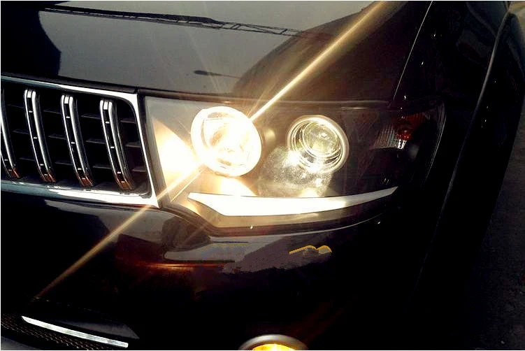 Vland фабрики для автомобильных фар для Pajero 2011 2012 2013 светодиодный фонарь с углом глаз+ plug and play