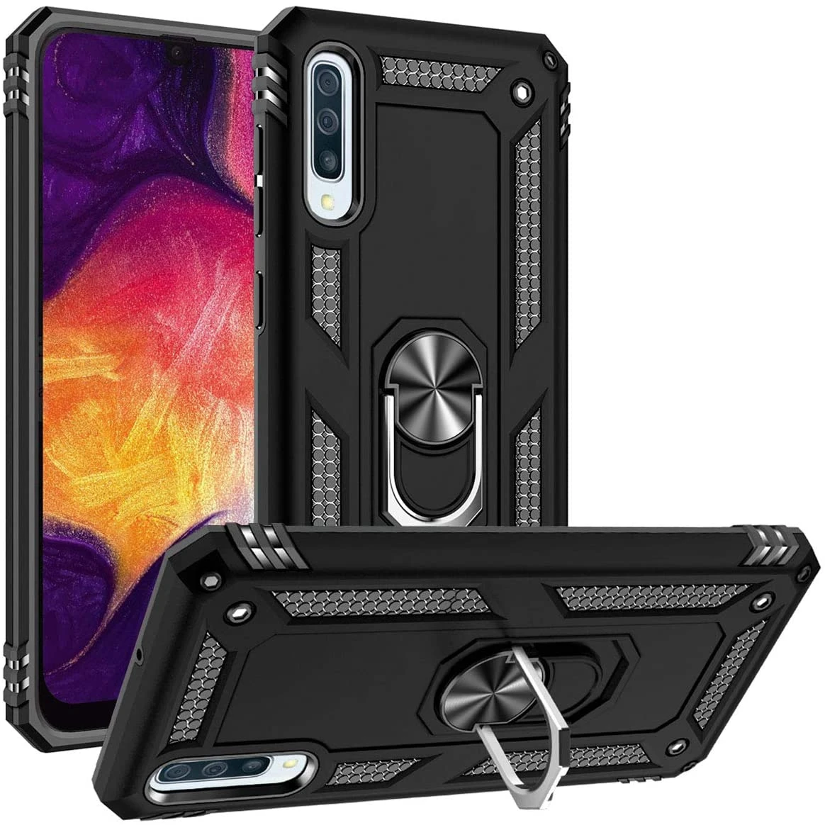 Funda de teléfono magnética para Samsung Galaxy A50, armadura militar  resistente A prueba de golpes, funda protectora para Samsung A50|Fundas  antigolpes para teléfono| - AliExpress