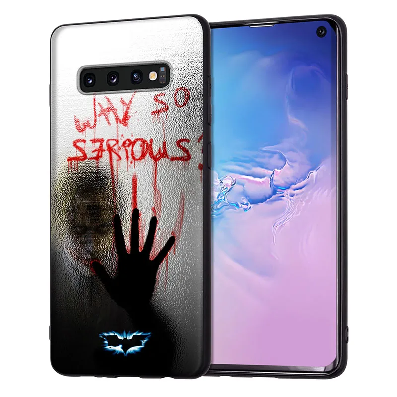 Мягкий ТПУ чехол для samsung Galaxy S8 чехол DC Joker для samsung S9 Чехол черный для samsung S7 Edge S8 S9 S10e S10 Plus чехол - Цвет: 01