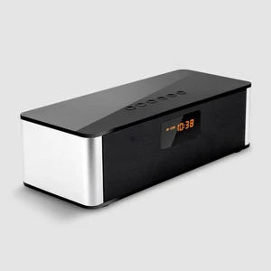 Bluetooth Speaker Wireless V4.0 Dual Speakers Pluggable Card Led with Clock Bluetooth Speakers Portable Speaker Stereo Wireless