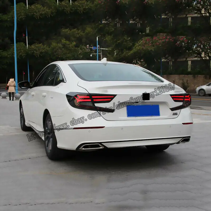 Для Honda Accord 2p темно-красный светодиодный задний фонарь в сборе светодиодный задний фонарь