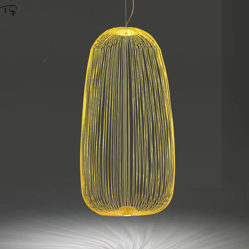 Современные Foscarini спицы 1/2 подвесные светильники светодиодные промышленные лампы птичья клетка дизайнерский светильник для гостиной столовой подвесной светильник