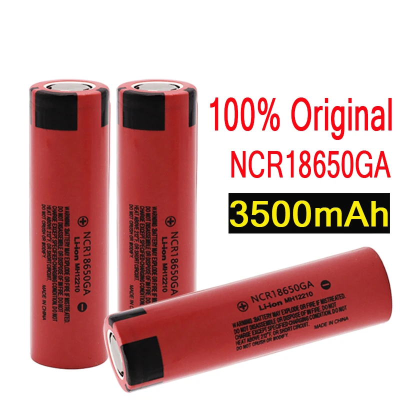 Оригинальный NCR 18650GA 30A разрядка 3 7 V 3500mAh 18650 аккумуляторная батарея для