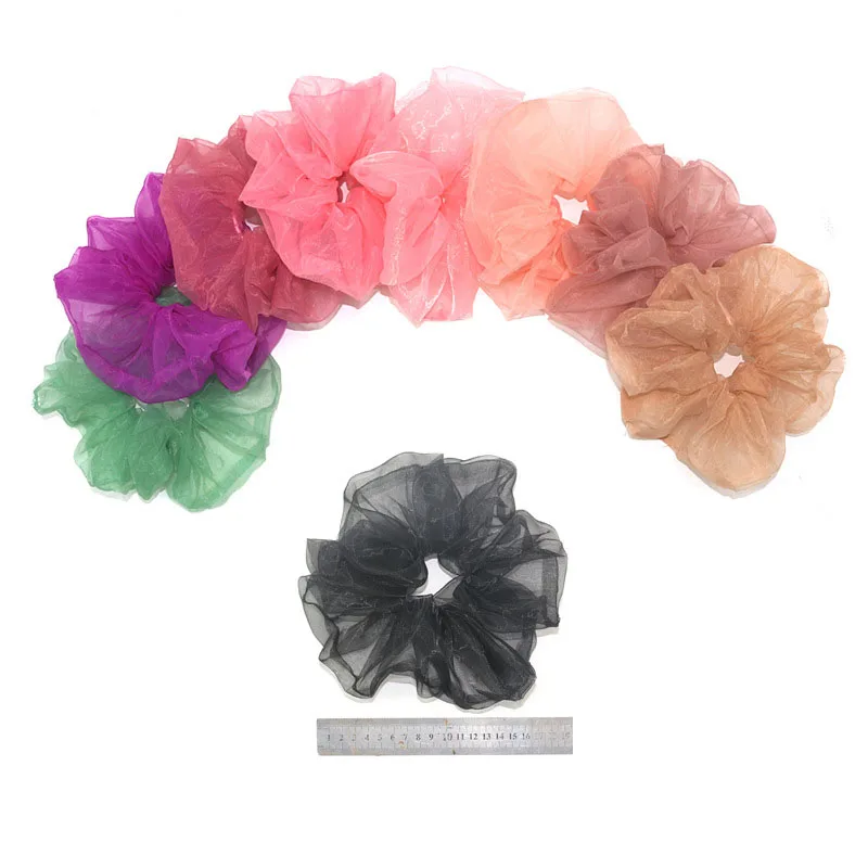 

Hot Sales Women Hairband Flower color cloth Elastic Hair Band Rubber Headband Scrunchie For Women hair accessories,ACC155