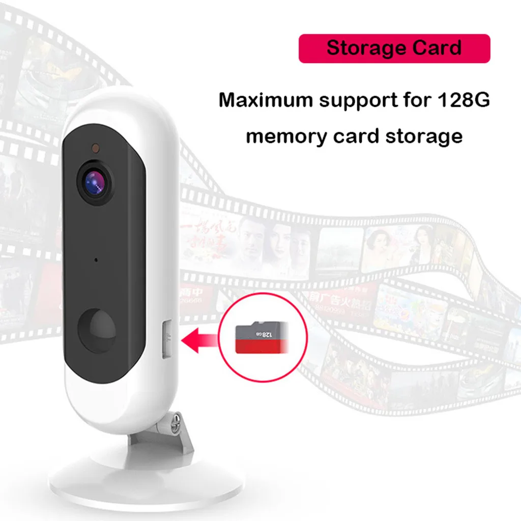 20% перезаряжаемая HD720P камера видеонаблюдения, Wifi, для безопасности, ночное видение, двухсторонняя аудио камера видеонаблюдения, камера видеонаблюдения