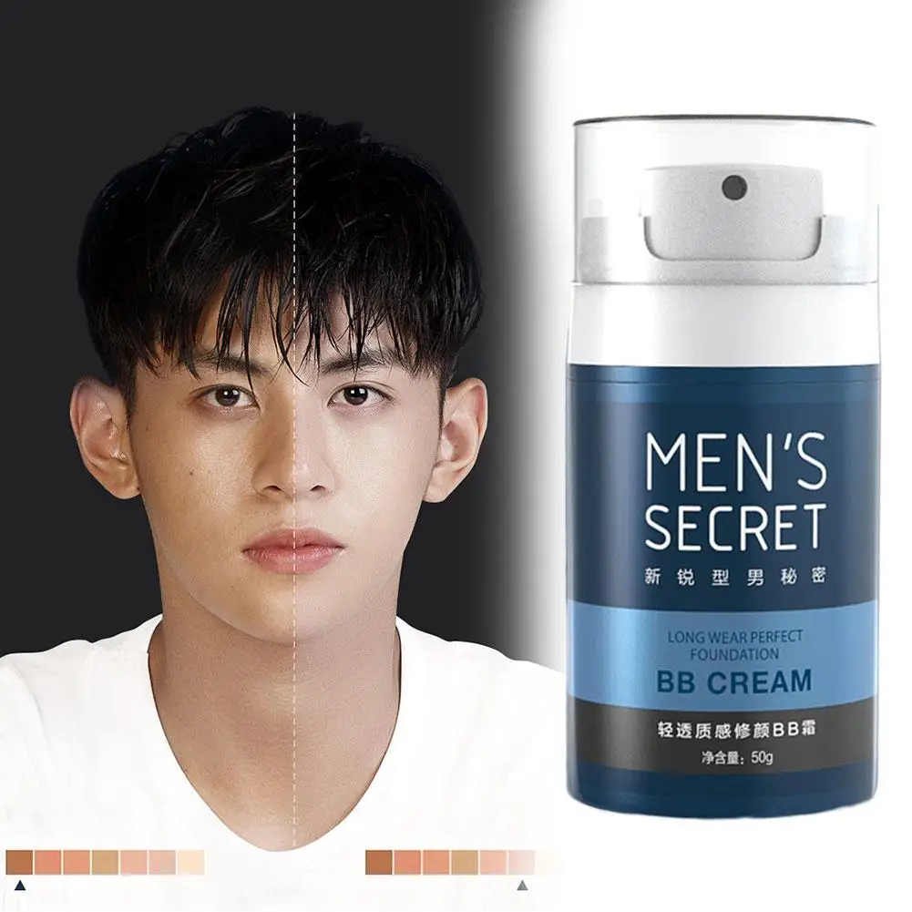 Men's Secret Cushion BB Крем-корректор увлажняющий тональный крем отбеливающий макияж голый для лица