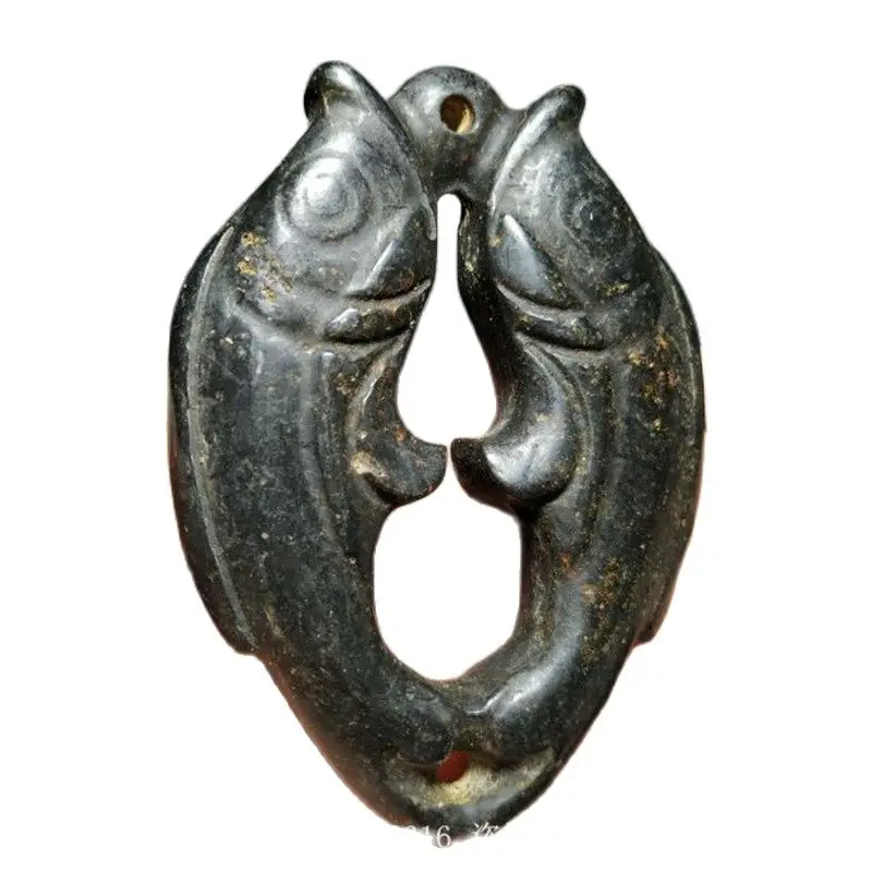 

Collection of Iron Meteorite Pisces Jade with Jade Peiyu Brand