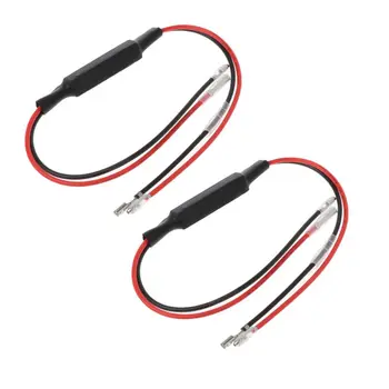 

1 Pair DC 12V Cement Load Resistors For Motorcycle LED Turn Signal Indicator Light reduces voltage to suitable level