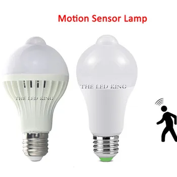 

E27 12W 15W 18W 20W LED Night light Bulb Smart PIR Motion Sensor lamp AC110V-220V For Stair Toilet Porch Garage Balcony Bathroom