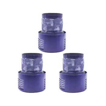 

3Pcs Washable Filter Unit For Dyson V10 Sv12 Cyclone Animal Vacuum Cleaner pack